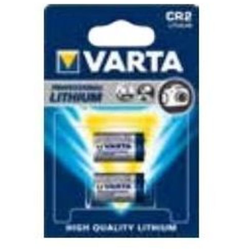 foto del prodotto lithium cylindrical cr2 blister 2 batteria per fotocamera cr 2 litio 880 mah 3 v 2 pz. - varta