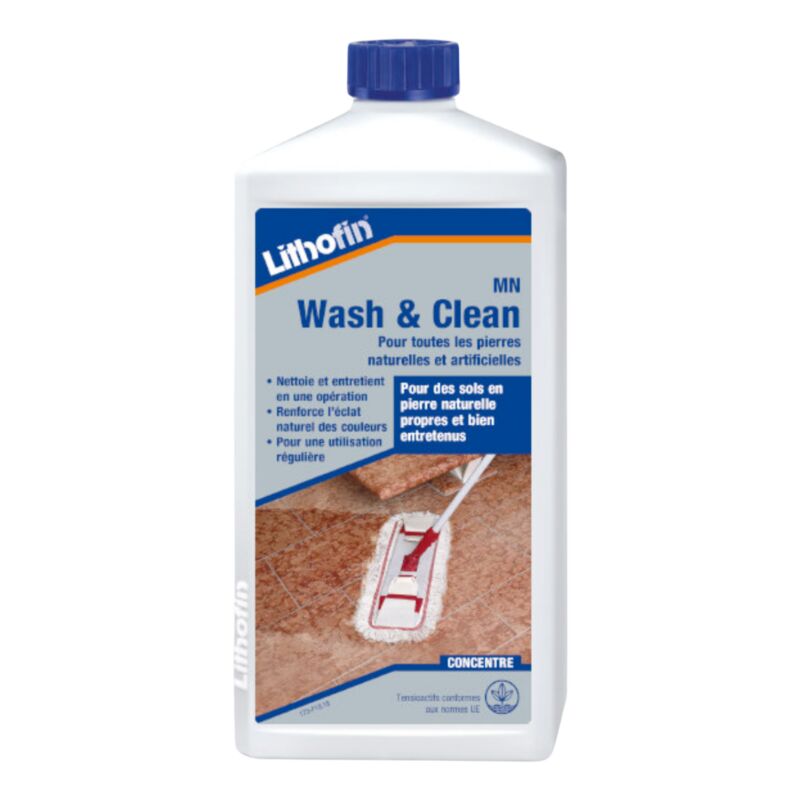 foto del prodotto lithofin mn wash clean 1l nettoyant pour pierre naturelle