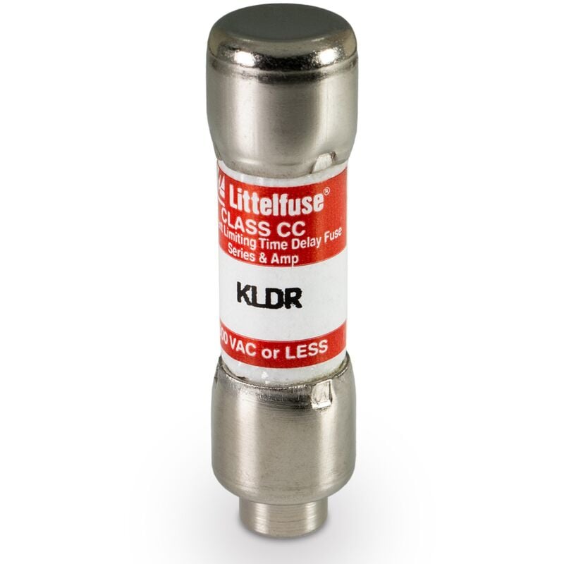 foto del prodotto littelfuse fusibile cilindrico industriale, 10,3x38mm, classe cc, 600v 2a, intervento ritardato, a norme ul csa kldr002