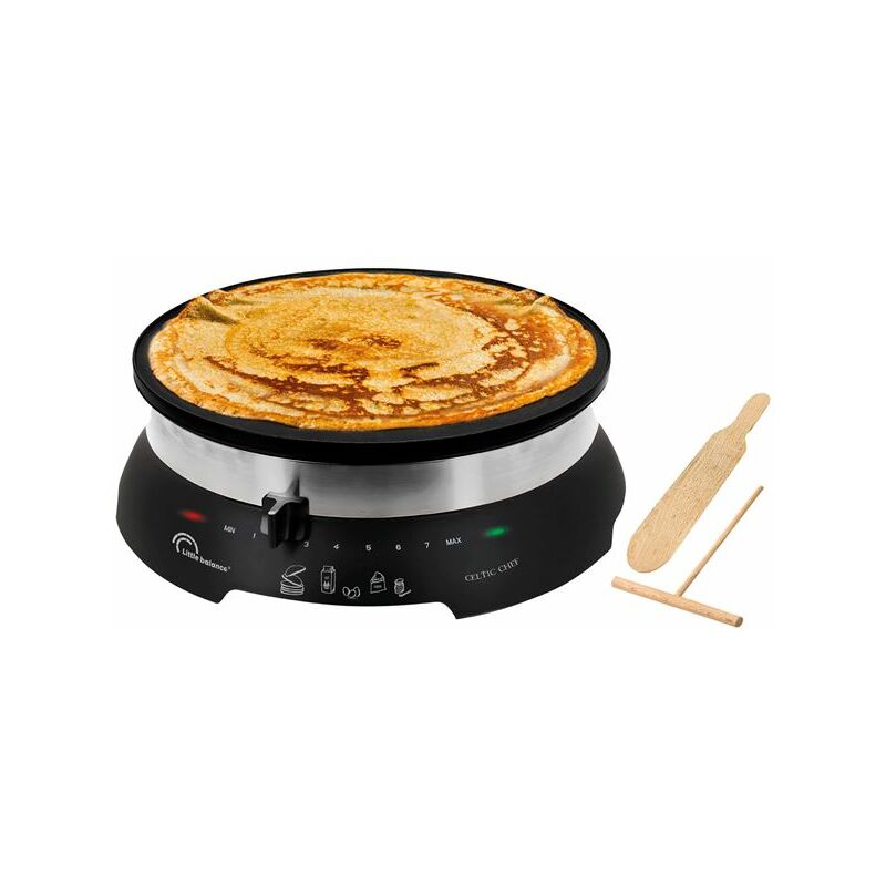 foto del prodotto little balance crepiera 33 cm 1300 w nero celtico acciaio inossidabile 8538 1