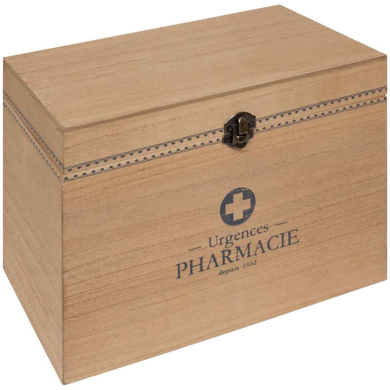 foto del prodotto little cottage scatola dei medicinali in legno 28x20cm atmosphera cr ateur d int rieur
