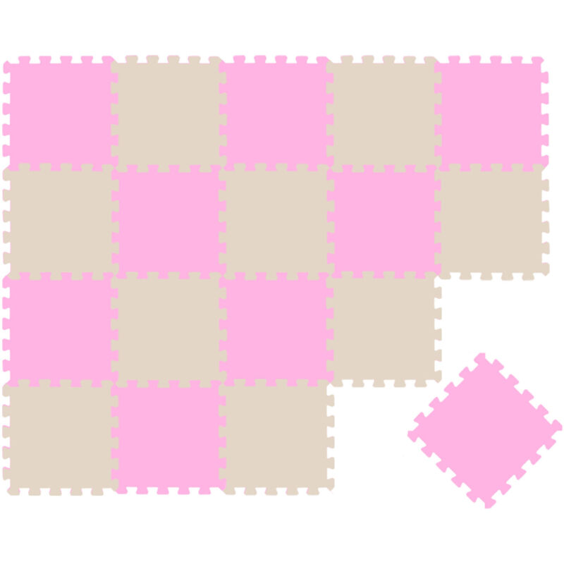 foto del prodotto littletom - 18 pezzi tappetino puzzle per bambini - 30x30 tappeto neonato tatami gioco bimbo