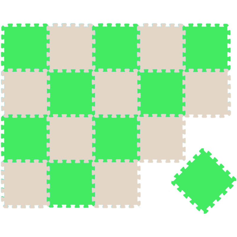 foto del prodotto littletom 18 pezzi tappetino puzzle per bambini 30x30 tappeto neonato tatami gioco bimbo