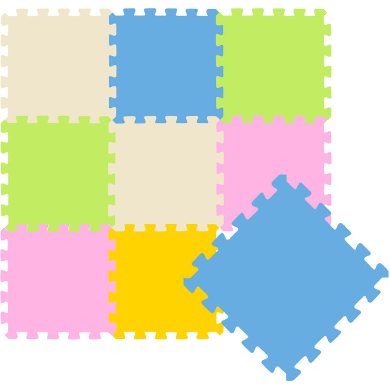 foto del prodotto littletom 9 pezzi tappetino puzzle per bambini 30x30 tappeto neonato tatami gioco bimbo