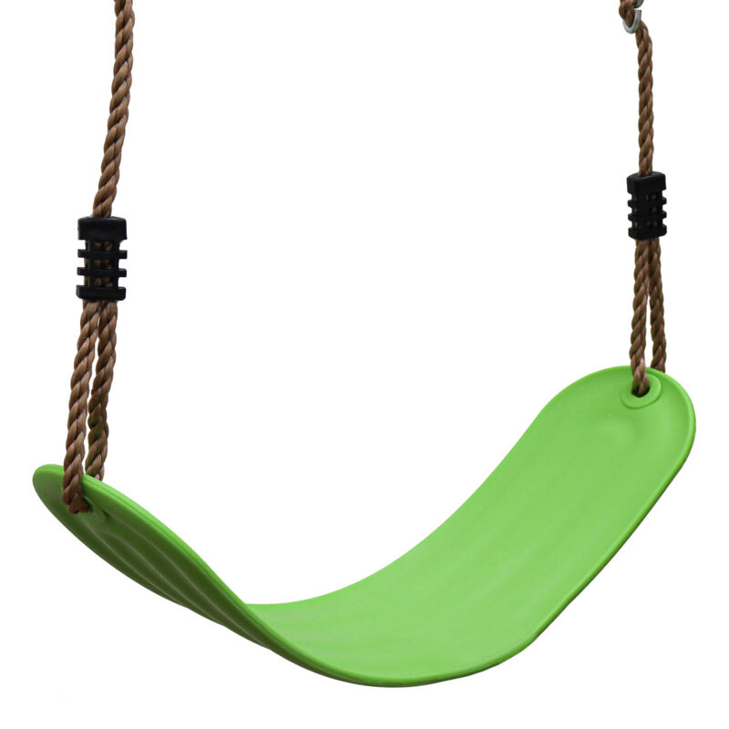 foto del prodotto littletom altalena 67x14cm con sedile a tavoletta di plastica flessibile verde