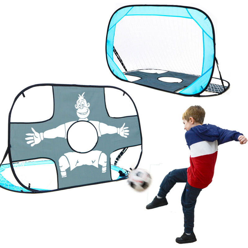 foto del prodotto littletom porta da calcio bambini 125x80 porta pop up set calcio bambino allenamento