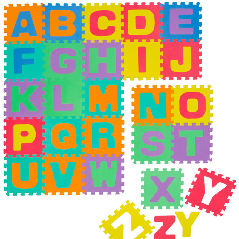 foto del prodotto littletom tappeto puzzle per bambini morbido tappetino gioco neonati lettere