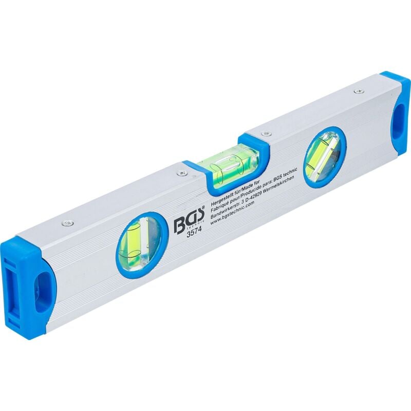 foto del prodotto livella ad acqua in alluminio 300 mm