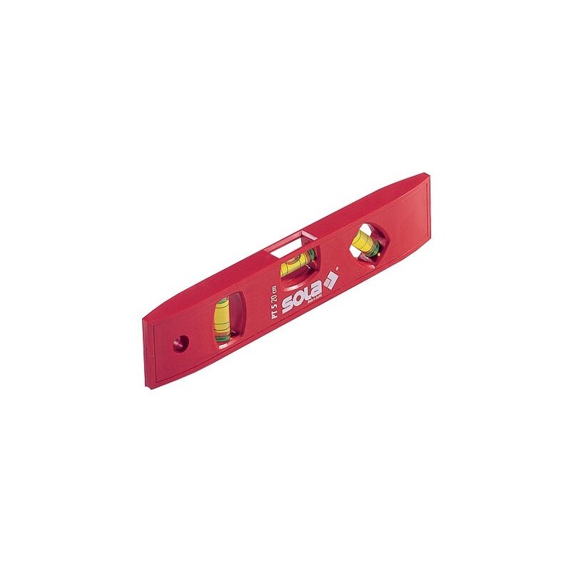 foto del prodotto livella in plastica sola 3 bolle livelli utensili manuali