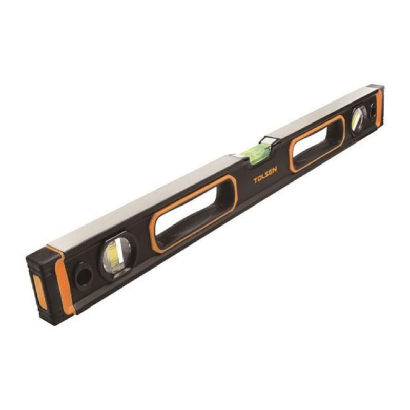 foto del prodotto livella magnetica 100cm con terminali in gomma tolsen 35114t