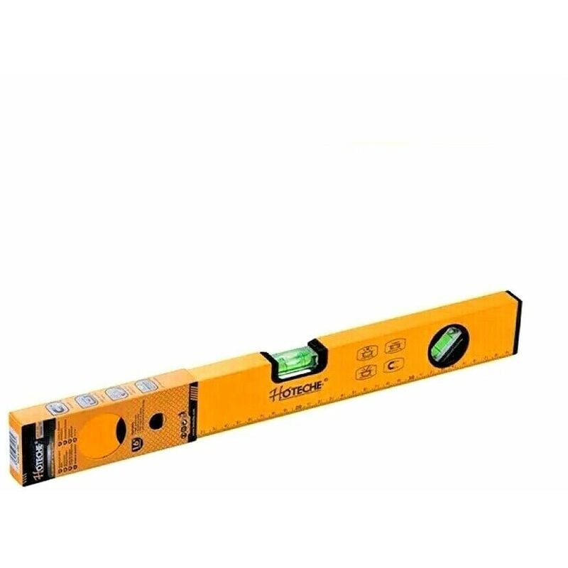 foto del prodotto livella metrica a bolla magnetica in alluminio 400 mm con metro 283204