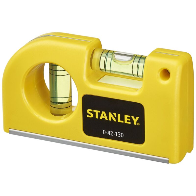 foto del prodotto livella tascabile 8,7 cm 2 fiale stanley, 0 42 130