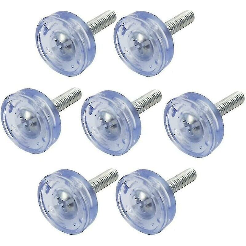 foto del prodotto livellatori per mobili regolabili, piedini trasparenti per mobili con filettatura m6, cuscinetti livellanti, accessori per utensili livellatori per