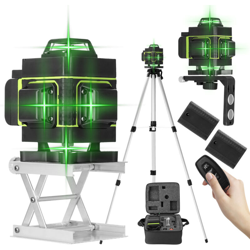 immagine 0 del prodotto livello laser a 16 linee, livello laser verde 3d livello laser incrociato a 16 linee autolivellante