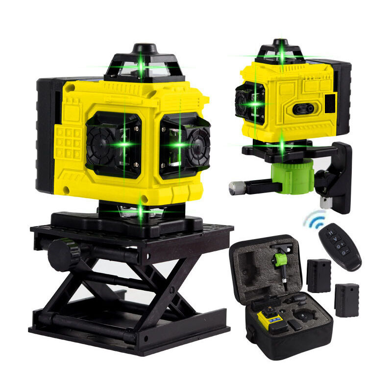 foto del prodotto livello laser verde livello laser a croce autolivellante a 16 linee, livello verticale ricaricabile