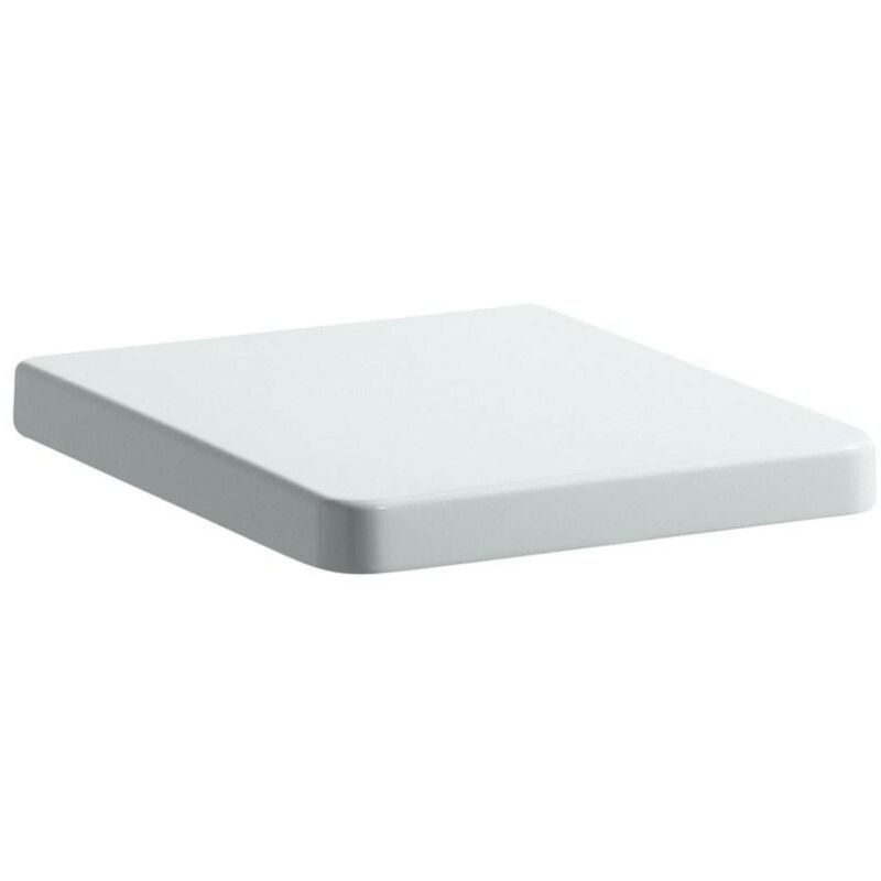 foto del prodotto living city sedile con coperchio, 468 x 368 mm, con meccanismo di decelerazione, trattamento antibatterico, bianco h8924343000001 laufen