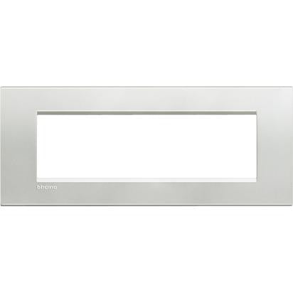foto del prodotto living light - placca 7p argento- lna4807ag