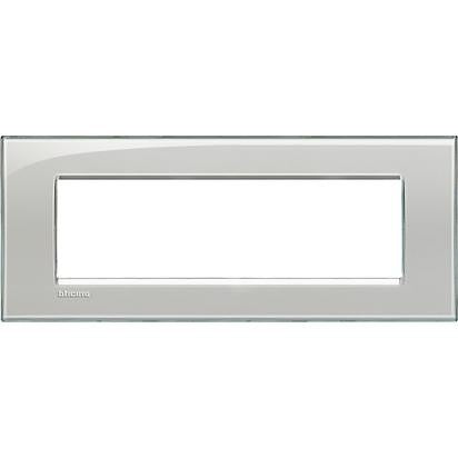 foto del prodotto living light placca 7p grigio ghiaccio lna4807kg