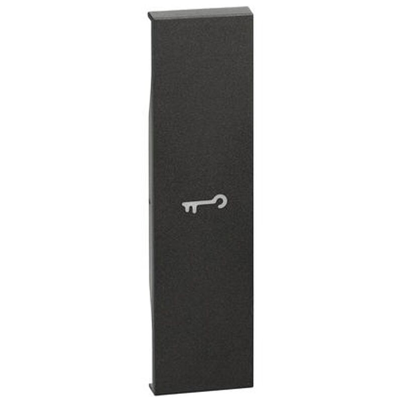 foto del prodotto living now cover comando chiave 1 modulo colore nero kg01f bticino