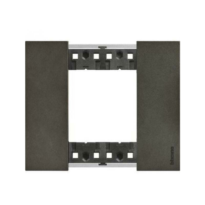 foto del prodotto living now placca 2 moduli in zama colore space ka4802ng bticino