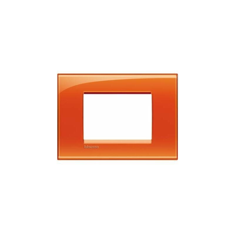 foto del prodotto living placca 3 posti arancio