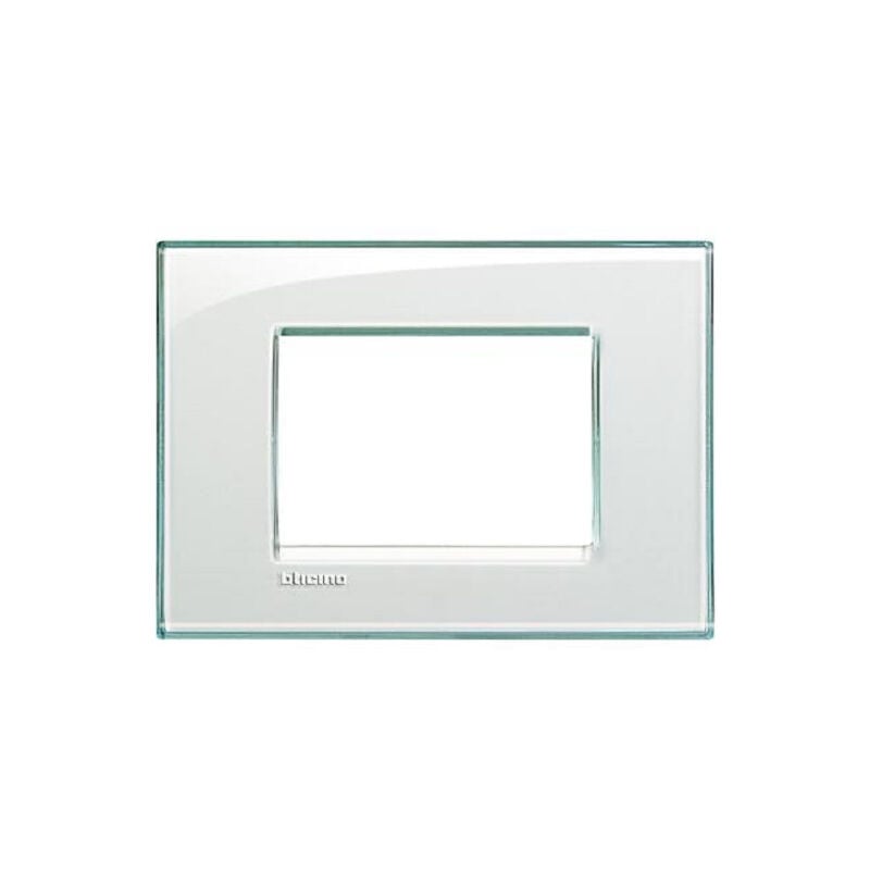 foto del prodotto livinglight placca 3 moduli colore acquamarina lna4803ka bticino