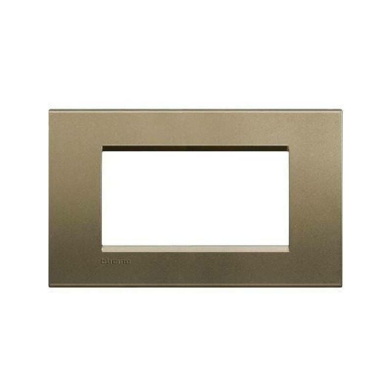 foto del prodotto livinglight placca 4 moduli colore square lna4804sq bticino