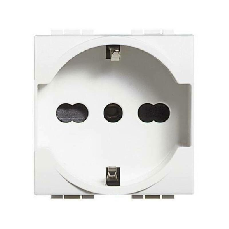 foto del prodotto livinglight presa schuko 2p t 16a bianco n4140 16 bticino