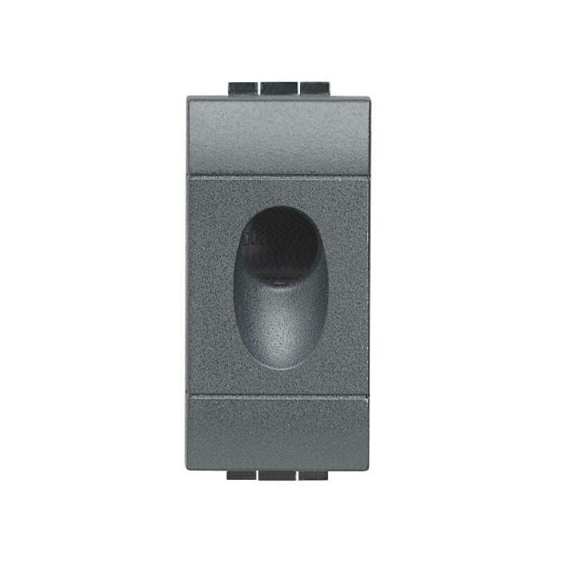 foto del prodotto livinglight tasto copriforo con foro da 9mm l4953 - bticino