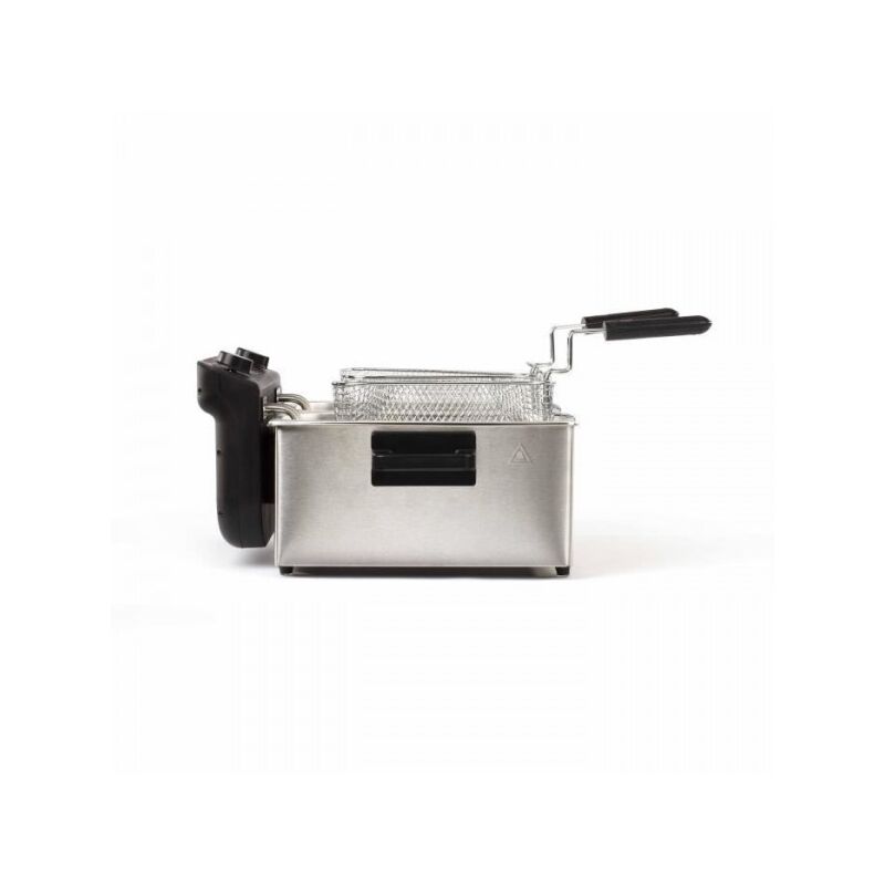 foto del prodotto livoo doc217 friggitrice doppia 2 x 3 l in acciaio 3300w nero grigio