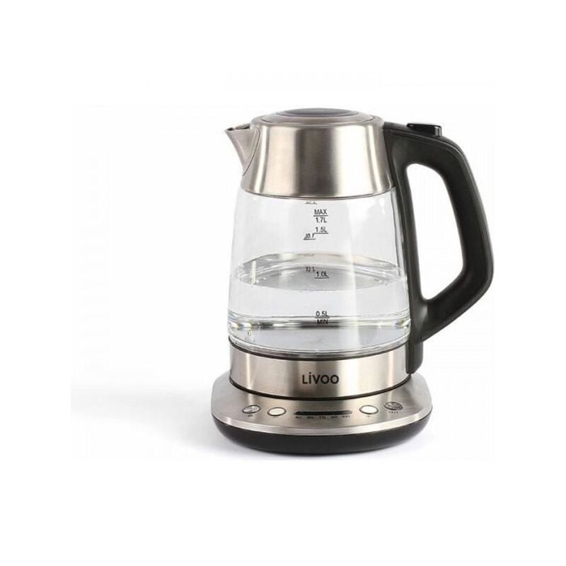 foto del prodotto livoo dod165 teapot bollitore elettrico a batteria grigio