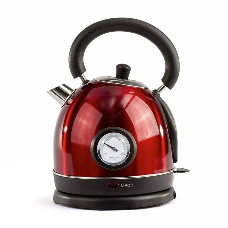 foto del prodotto livoo domoclip bollitore cordless 1,8l 1800w rosso dod157