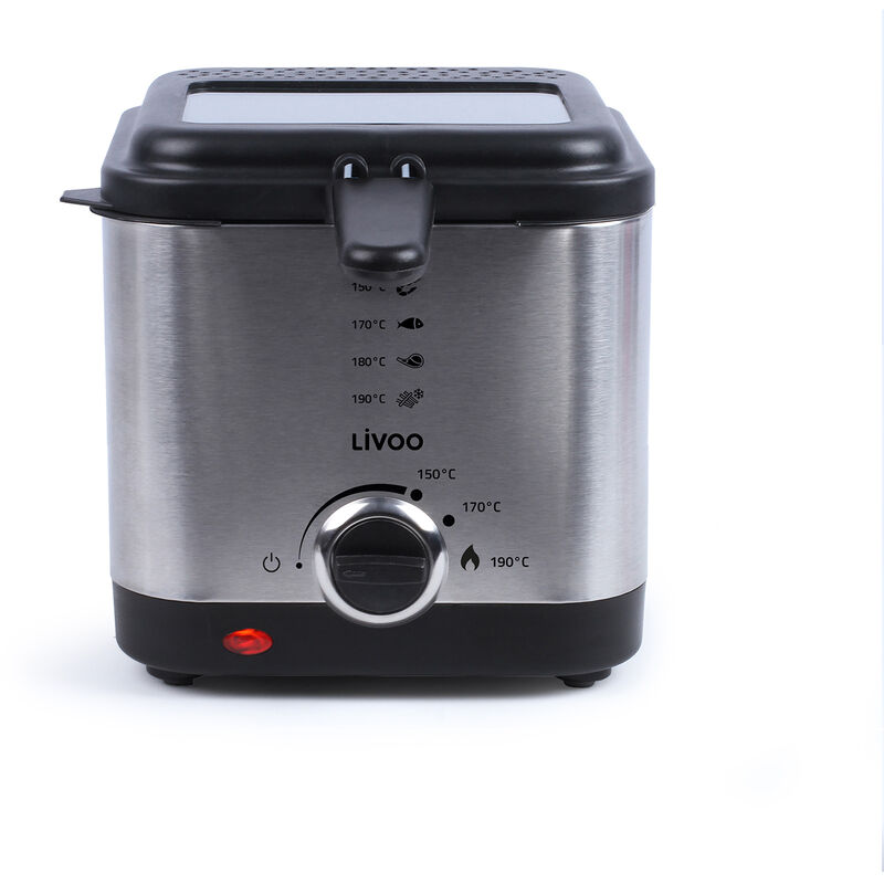 foto del prodotto livoo friggitrice 1,5l 900w grigia doc240