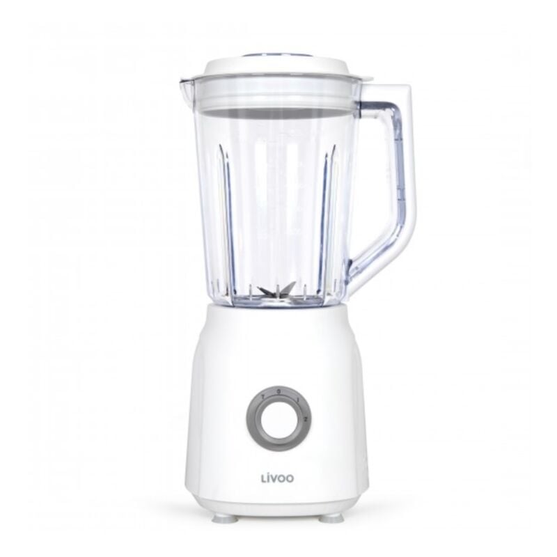 foto del prodotto livoo frullatore 1,5 l 600 w 22.000 giri min 2 velocit turbo bianco