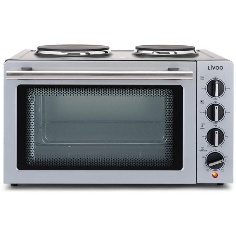 foto del prodotto livoo mini forno 30 l con piastre elettriche doc211