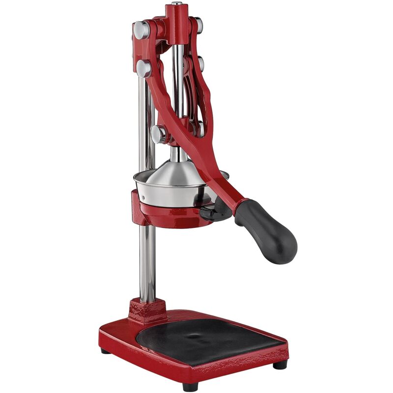 foto del prodotto livorno pressa manuale per melograno, spremiagrumi manuale, in acciaio inox, rosso, spremiagrumi professionale, spremiagrumi per il 25 in pi di