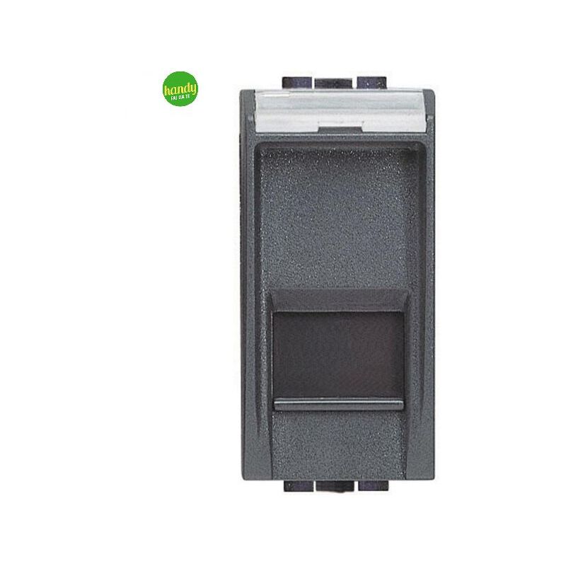 foto del prodotto ll connettore bticino rj45 cat6 antracite