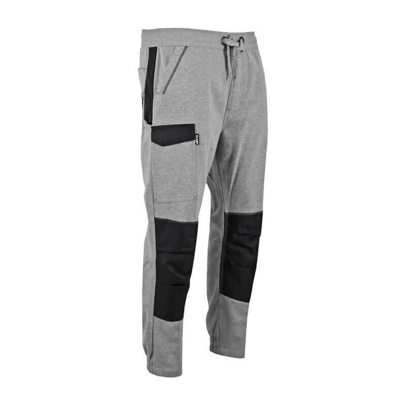 foto del prodotto lma pantaloni da jogging in pile crypto taglia l grigio screziato nero