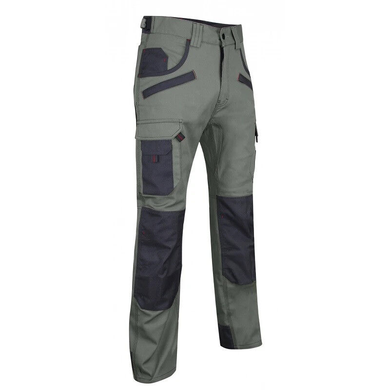 foto del prodotto lma pantaloni multitasche bicolore secateur taglia 44 kaki grigio notte