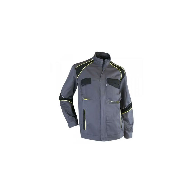 foto del prodotto lma semis giacca grigio nero giallo t.s 2057 t.2