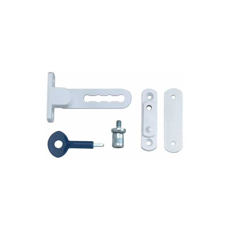 foto del prodotto locks p117 confezione da 2 fermi per finestra, colore bianco yale