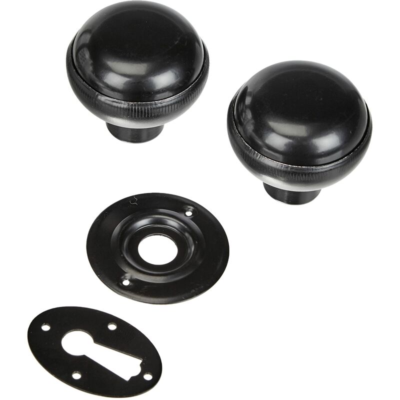 foto del prodotto locks p405 pomolo per porta, colore nero yale