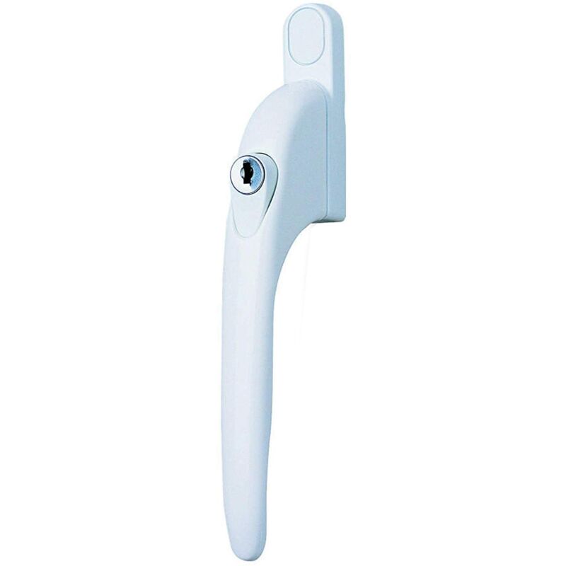foto del prodotto locks pywhl40wh maniglia per porta in pvcu, finitura colore bianco yale