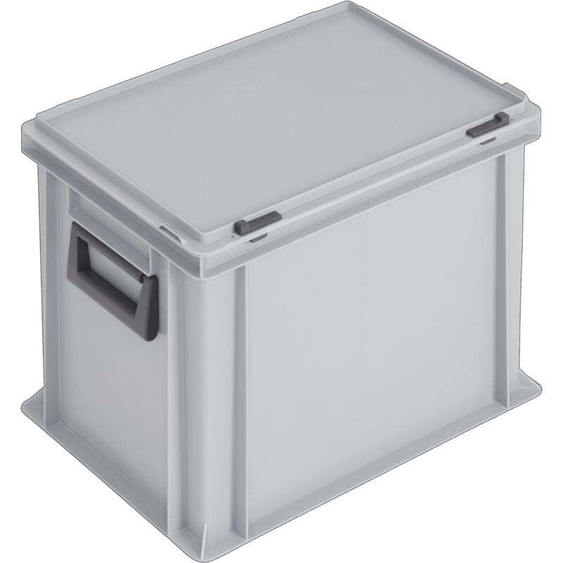 foto del prodotto lockweiler ku. case l400xp300xh333mm pp 2 maniglie serratura scorrevole grigio 31l