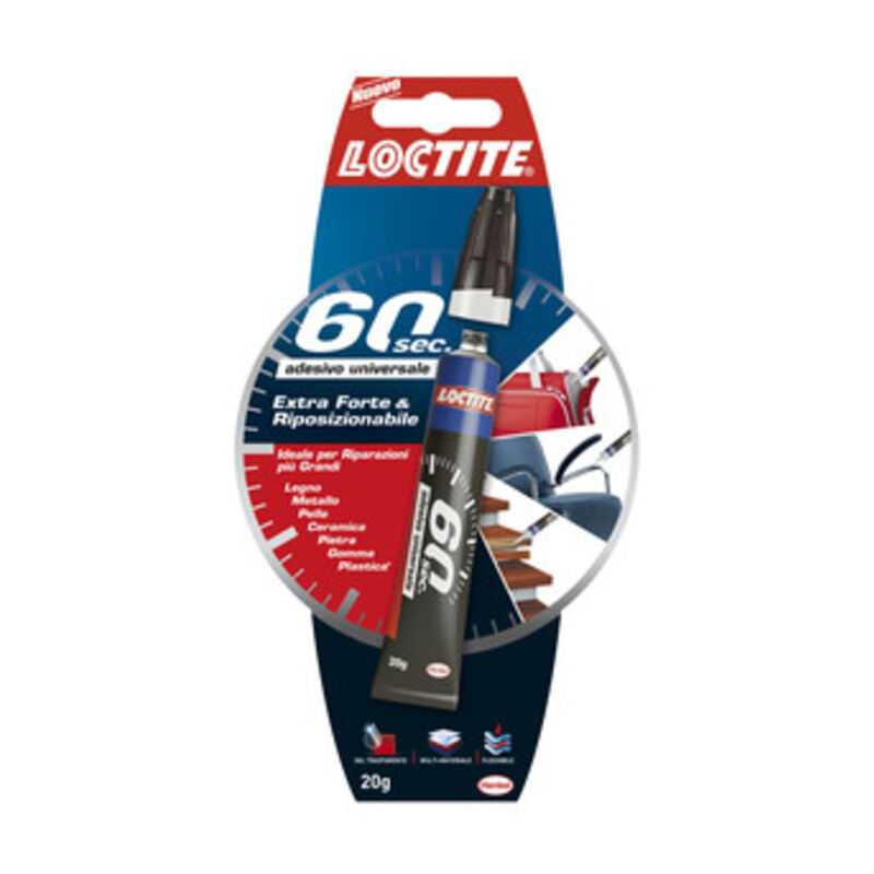 foto del prodotto loctite adesivo universale 60 secondi. prezzo per 1 pezzo.