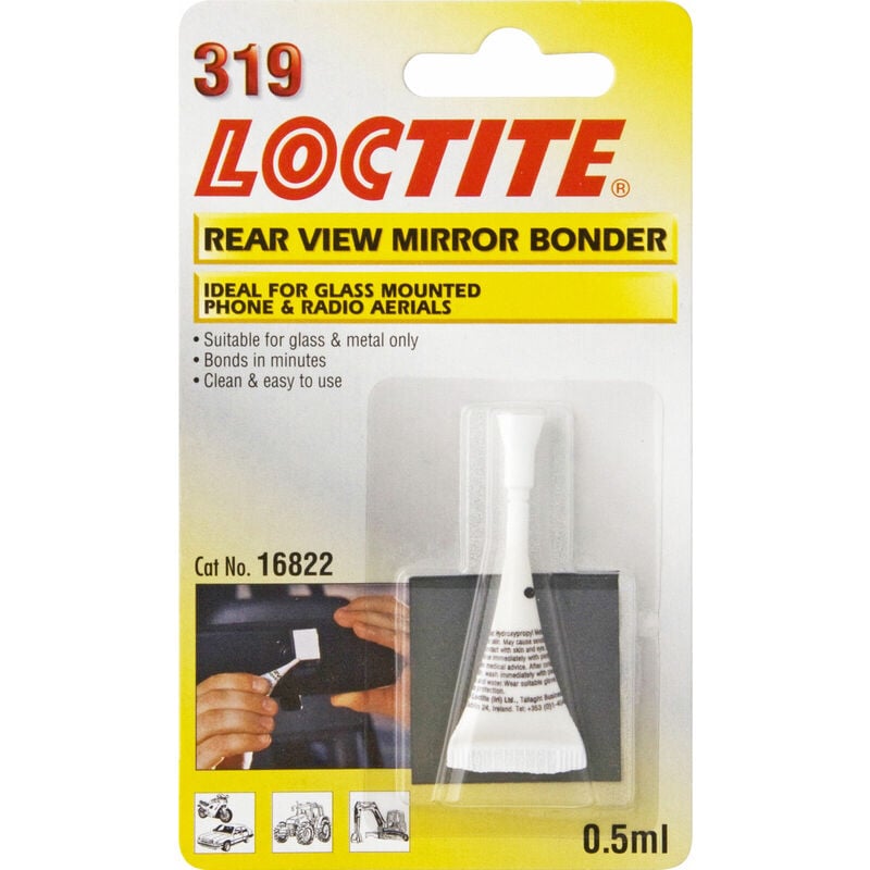 foto del prodotto loctite colla retrovisore specchietto 319 kit adesivo parabrezza