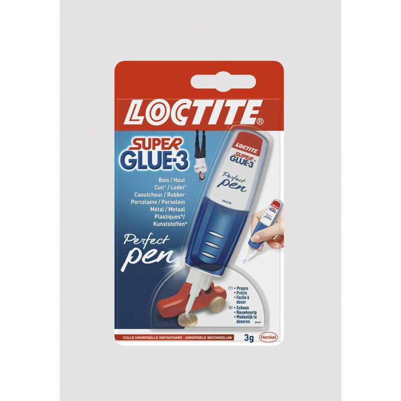 foto del prodotto loctite super glue 3 colla gel per penna perfetta, 3 g