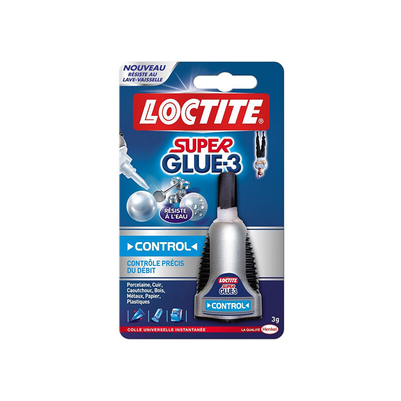 foto del prodotto loctite super glue 3 liquido di controllo 3g 1601315