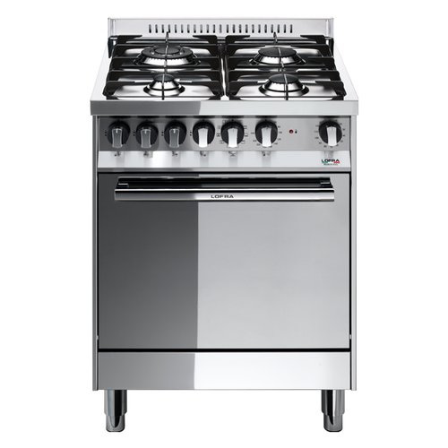 foto del prodotto lofra m66mf c piano cottura acciaio inossidabile gas a