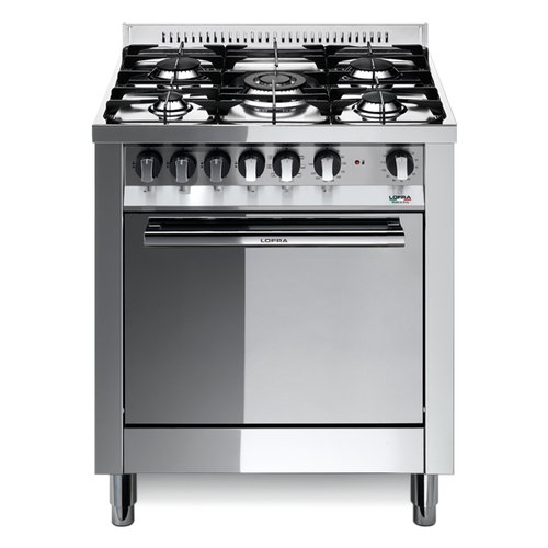 foto del prodotto lofra m76gv c piano cottura acciaio inossidabile gas a